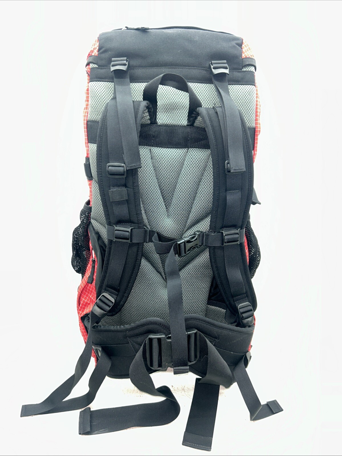 LL Bean Hiking Backpack OJD97 Red & Black 28”x14”x7” 4