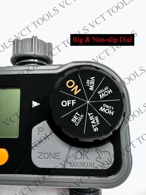 VCT Sprinkler Timer 2 Zone Outdoor Garden Water Hose Timer Big Screen gallery