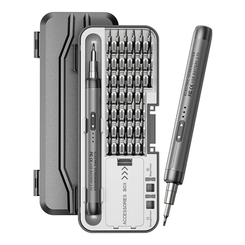 Small Precision Screwdriver 46-in-1, Mini Rechargeable Cordless Screwdriver, ... gallery