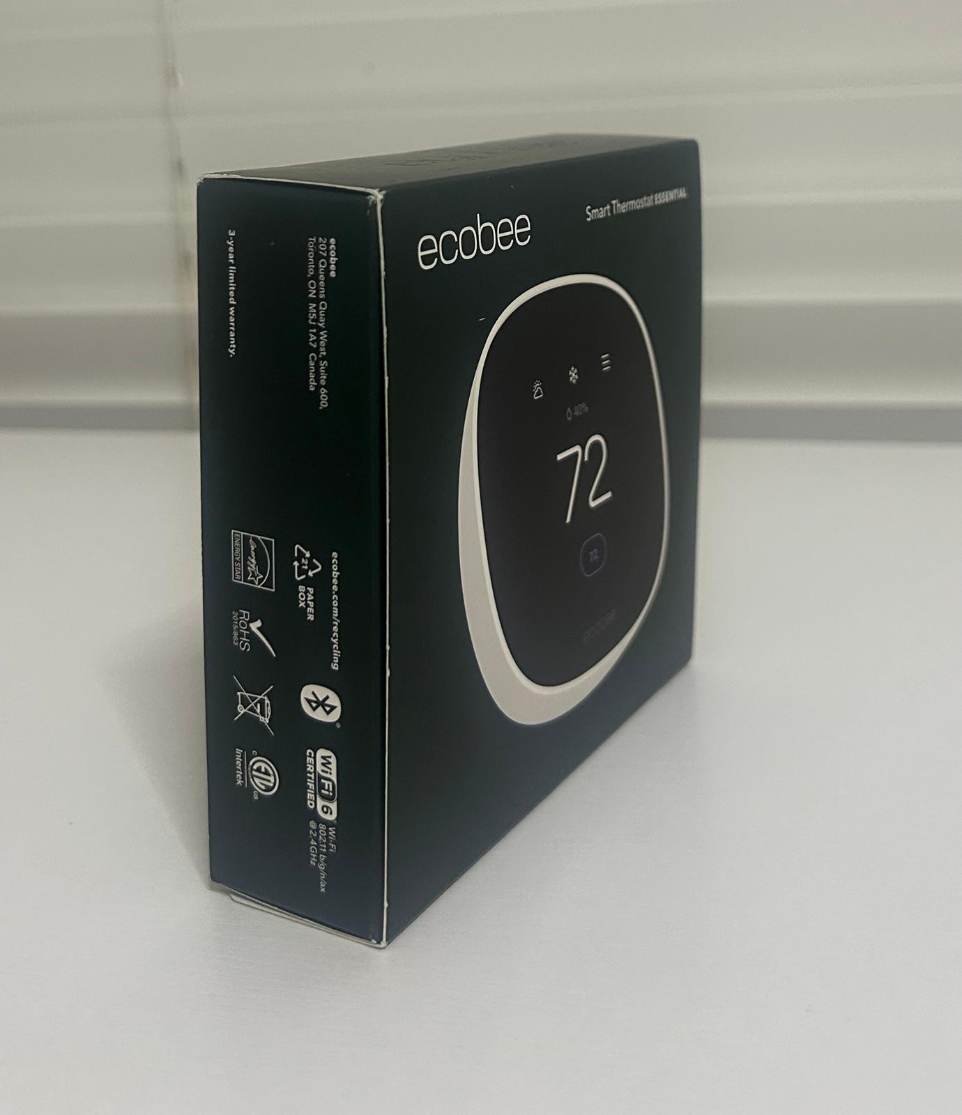 New Ecobee Smart Thermostat Essential Wi-Fi Thermostat (FREE SHIPPING) gallery