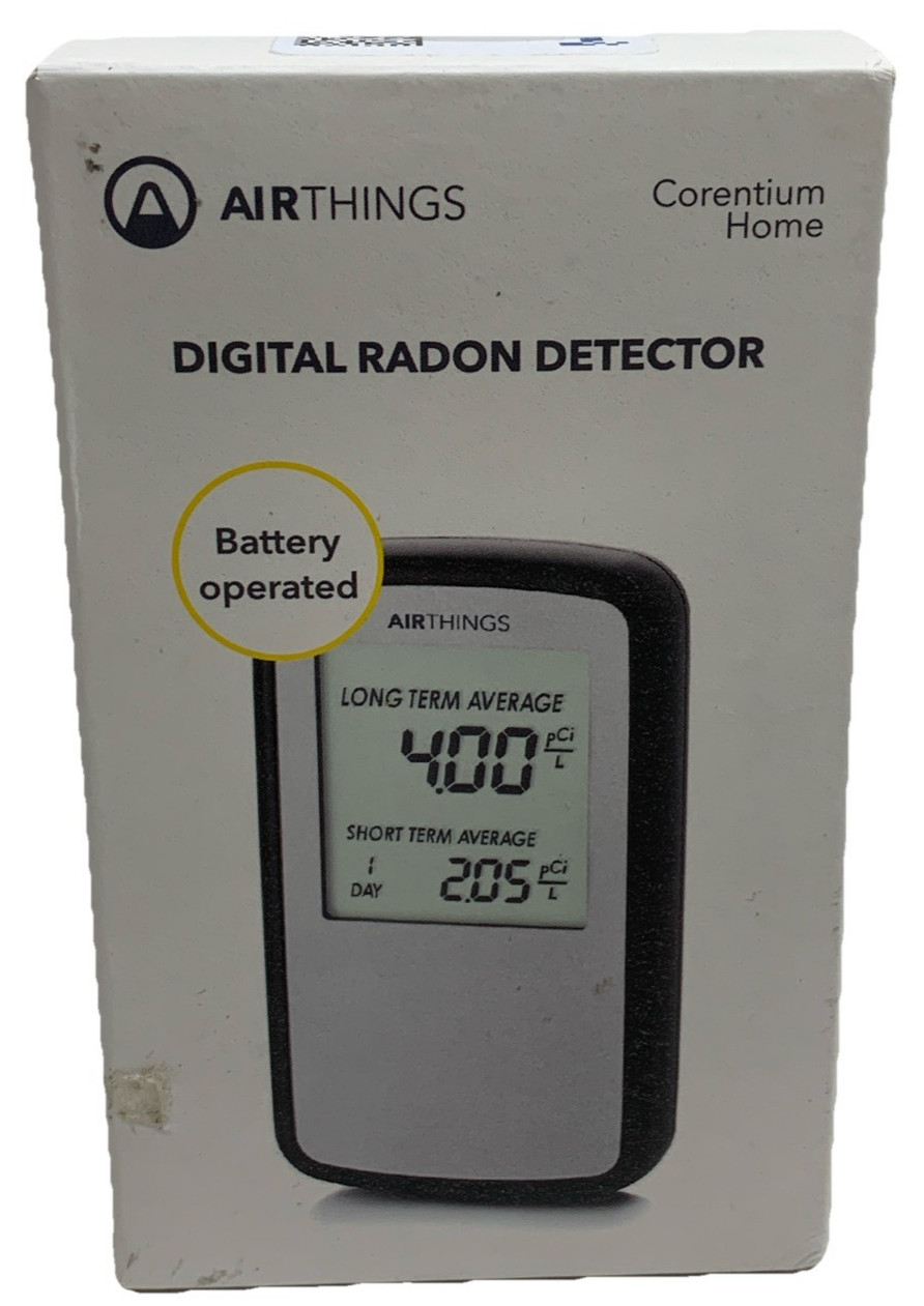 Airthings Corentium Home Digital Radon Detector QRI Battery Operated Portable gallery