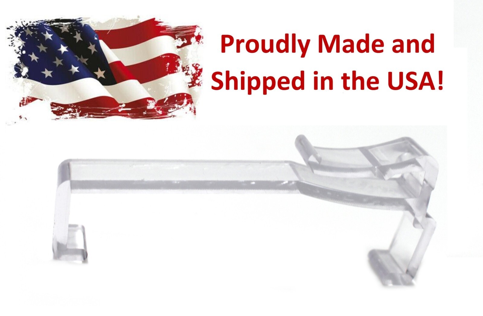 3 Inch Valance Clips For Horizontal Faux wood & Wood Blinds Parts - Pick a Pack gallery