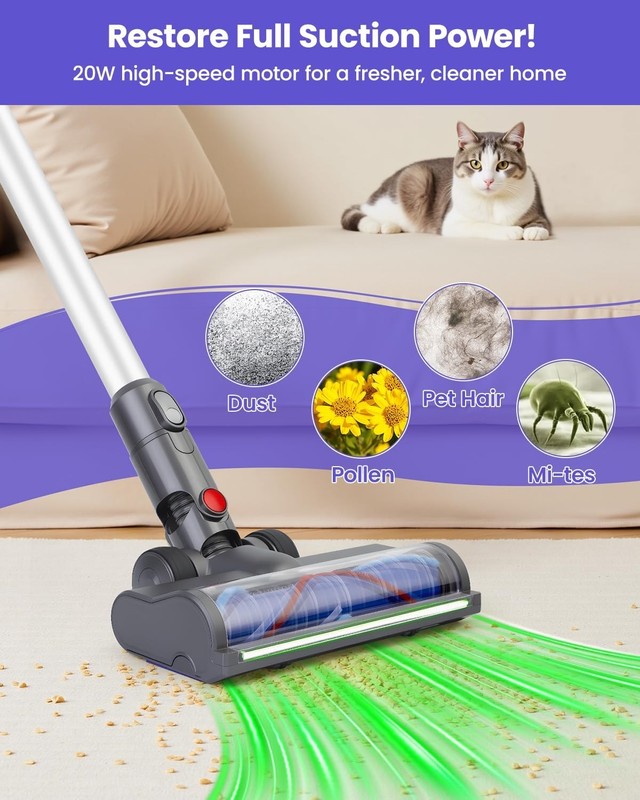 Dust Detection Replacement Brush Head for Dyson V6 DC58 DC59 DC61 DC62 DC74 SV04 gallery