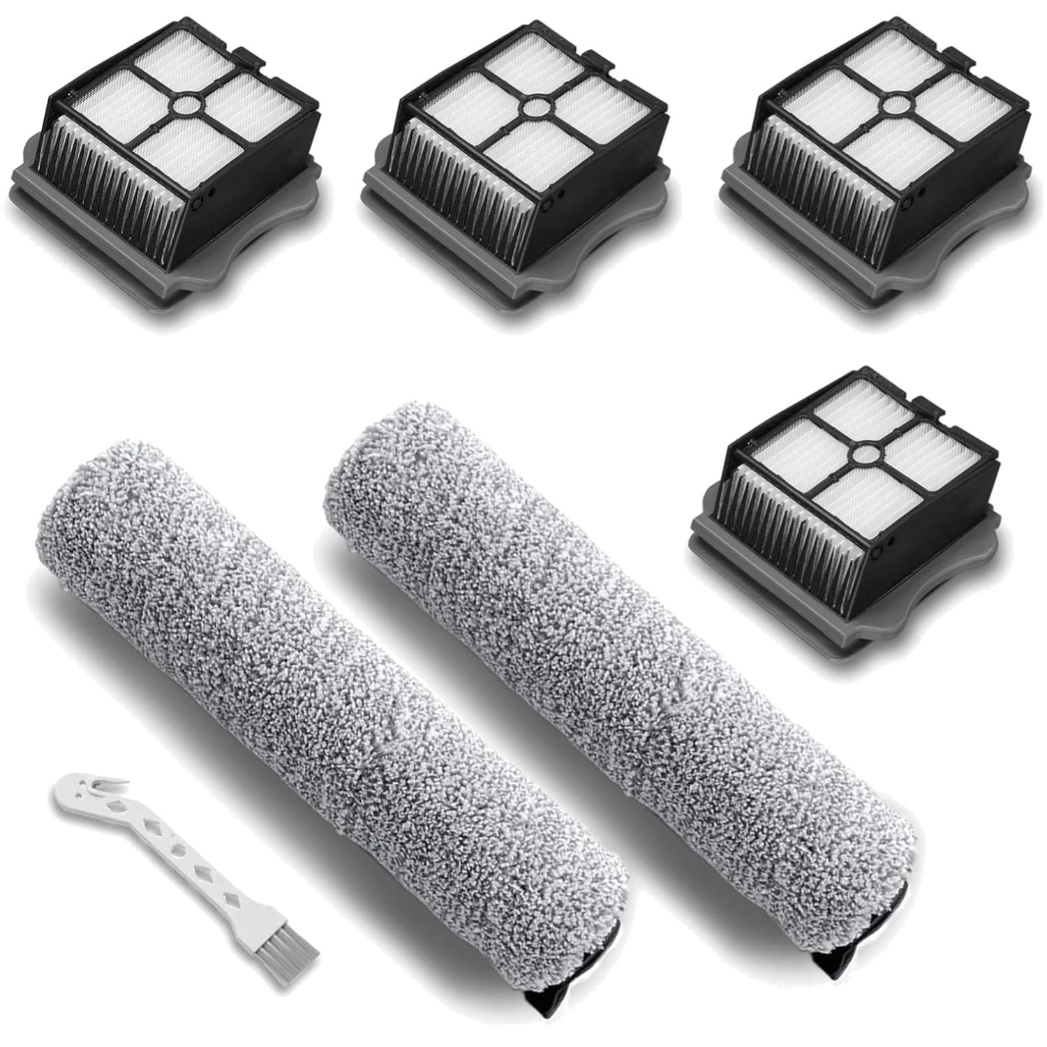 Microfiber Brush Rollers & Filters for iFloor 3/Floor One S3 - 6 Piece Set gallery