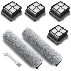 Microfiber Brush Rollers & Filters for iFloor 3/Floor One S3 – 6 Piece Set