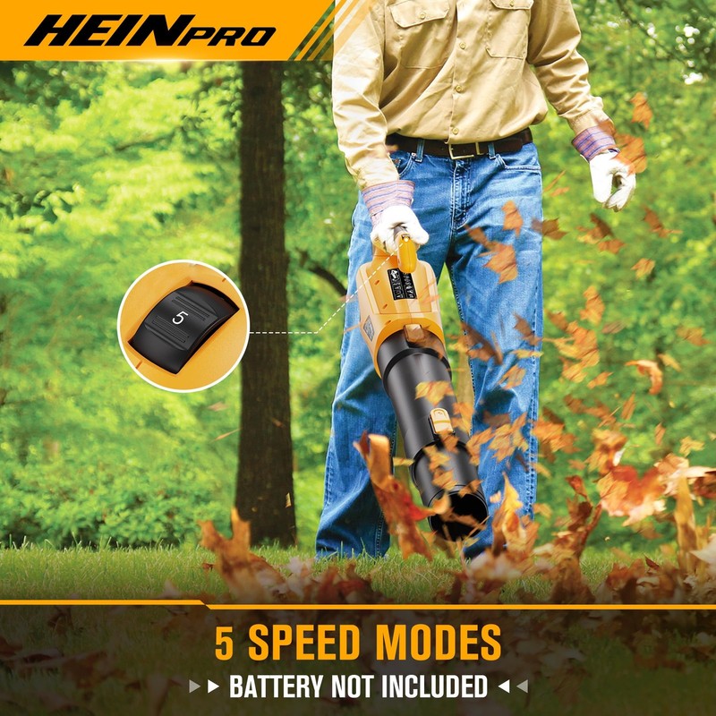 Cordless Leaf Blower Compatible with Dewalt 20V Max Battery, 500CFM/150MPH El... gallery