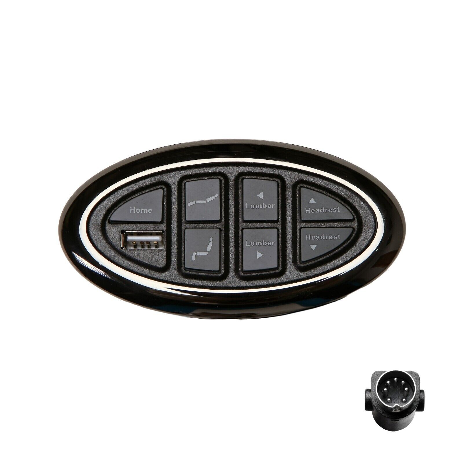 7 Button 7 Pin Hand Control Switch Okin JLDK.15.07.10 Power Recliner With USB gallery