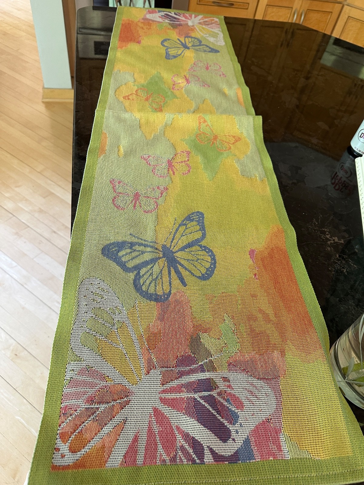 EKELUND SWEDEN TABLE RUNNER 100% COTTON butterfly gallery