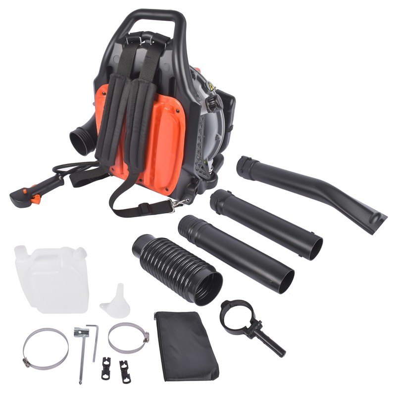 Leaf Blower 63CC 2-Stroke Backpack Gas Powered Blower 6800r/min Max. Speed 3hp gallery