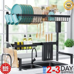 Dish Drying Rack Large Over The Sink Dish Drainer Drying Rack Kitchen Organizers