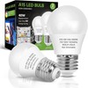 A15 5000K LED Refrigerator Light Bulb, 40W 2 Count Daylight White Use only 5W gallery
