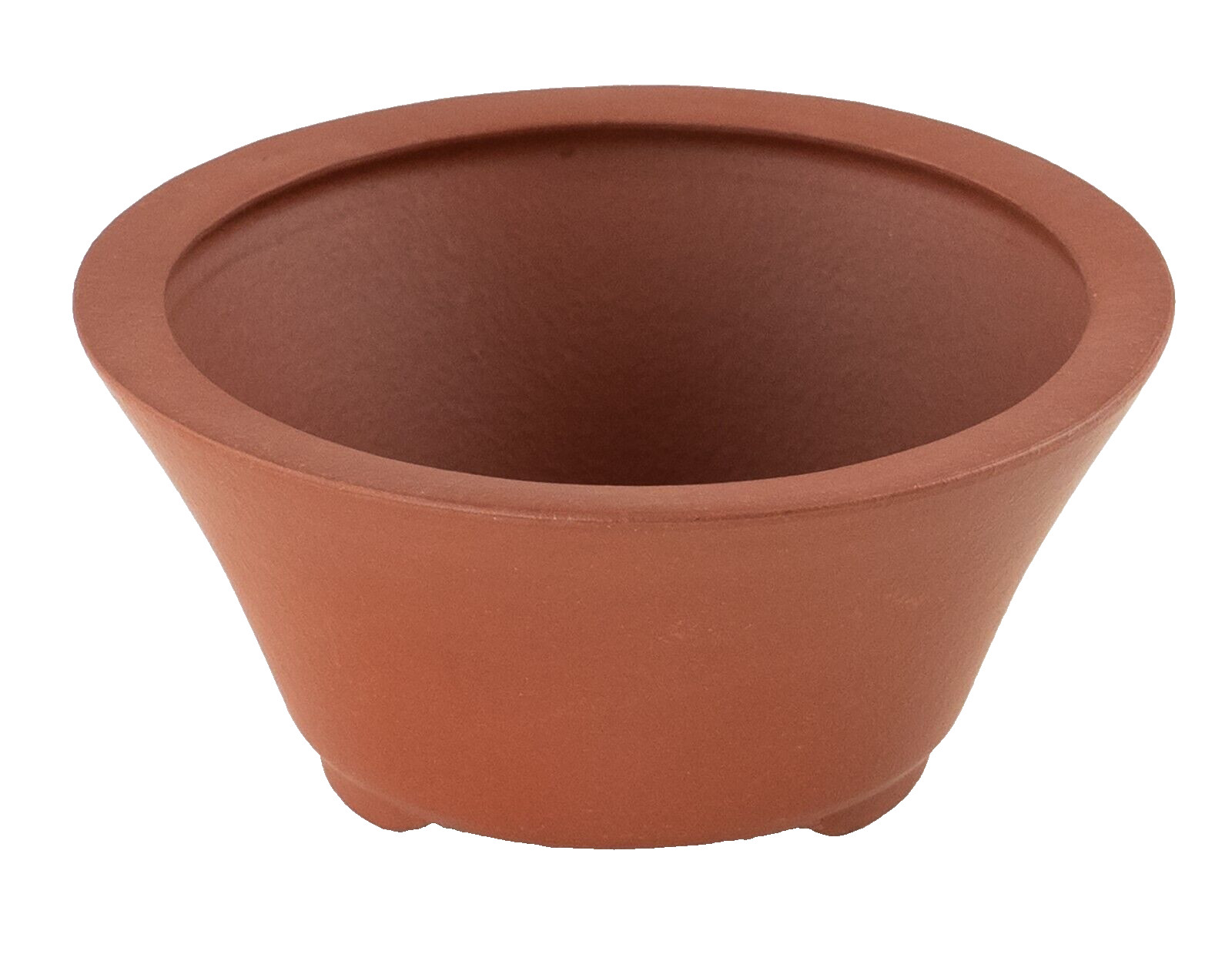 Vintage Round Zisha Bonsai Pot, Cactus & Succulent Planter + Mesh - 5"x 5"x 2.5" gallery