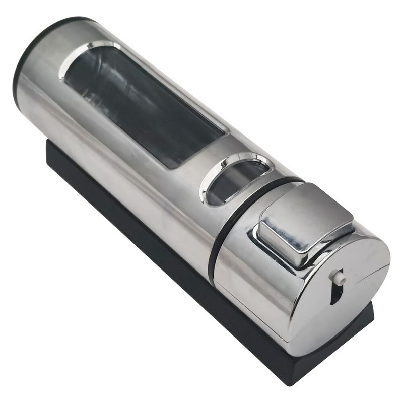400ml Wall Mounted Hand-pressed Bathroom Soap Dispenser Single-head Silver gallery