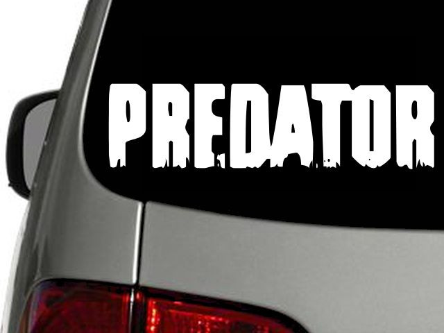 PREDATOR Vinyl Decal Car Wall Window Truck Sticker CHOOSE SIZE COLOR gallery