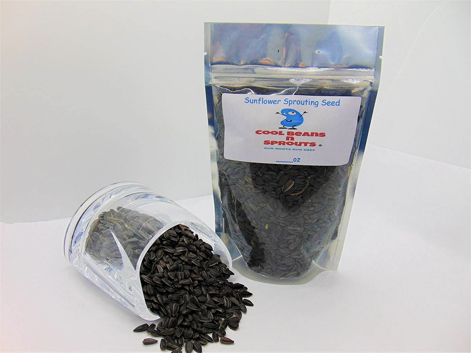 Sunflower Seeds for Sprouting Microgreens, COOL BEANS N SPROUTS gallery