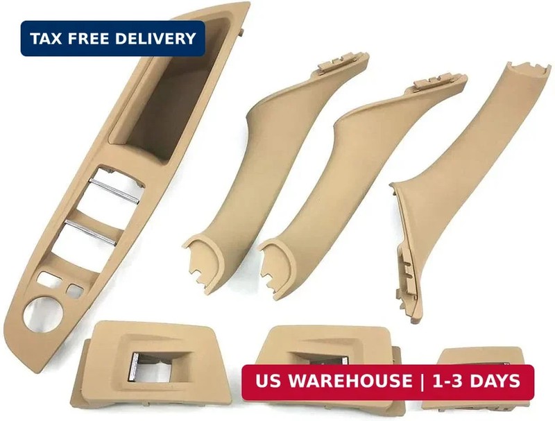 FEXON Beige Window Switch Armrest Panel, Inner Door Pull Handle Trim Cover Kits gallery