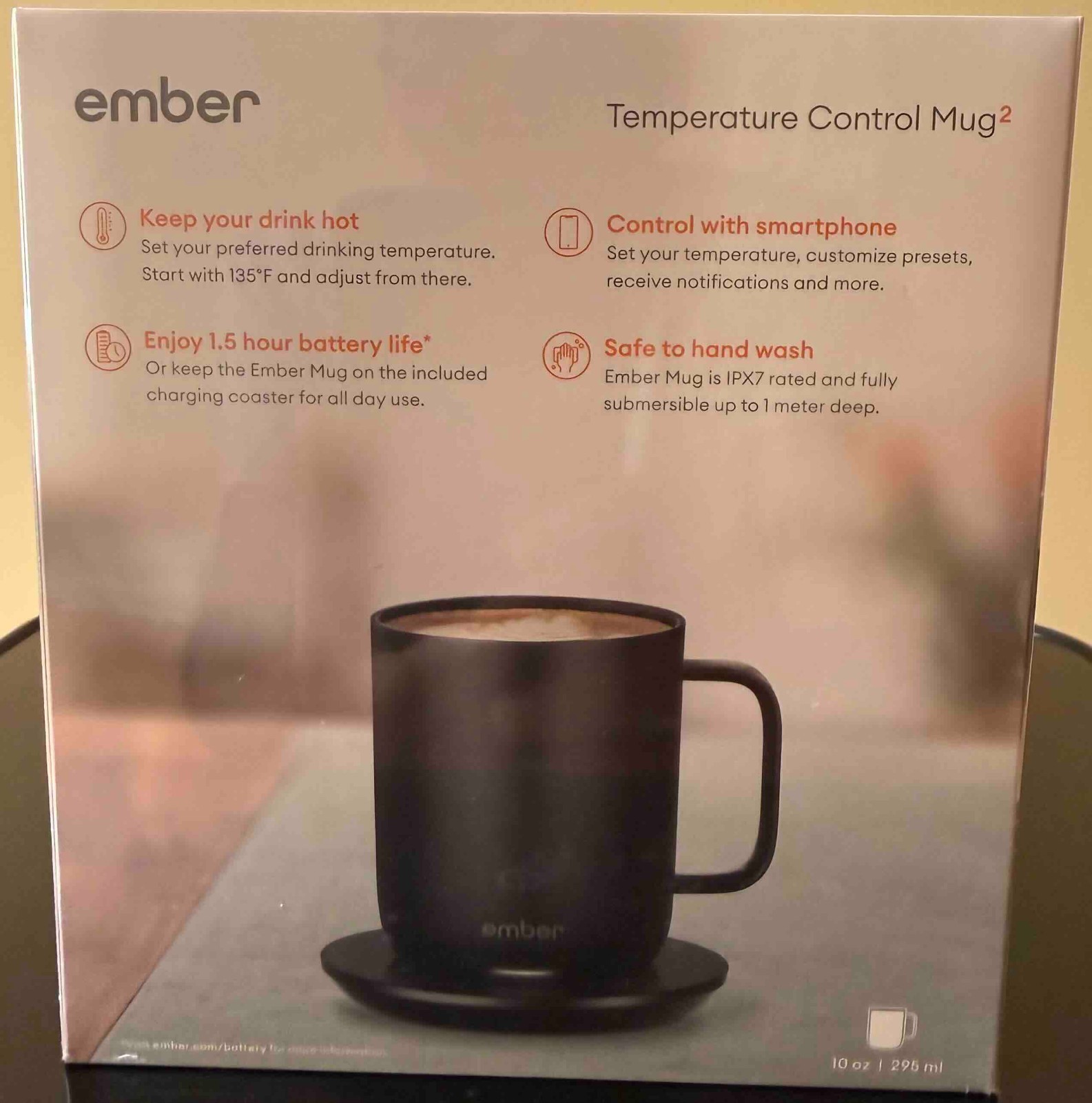 Ember 10 oz. Temperature Control Smart Mug 2 - Black gallery