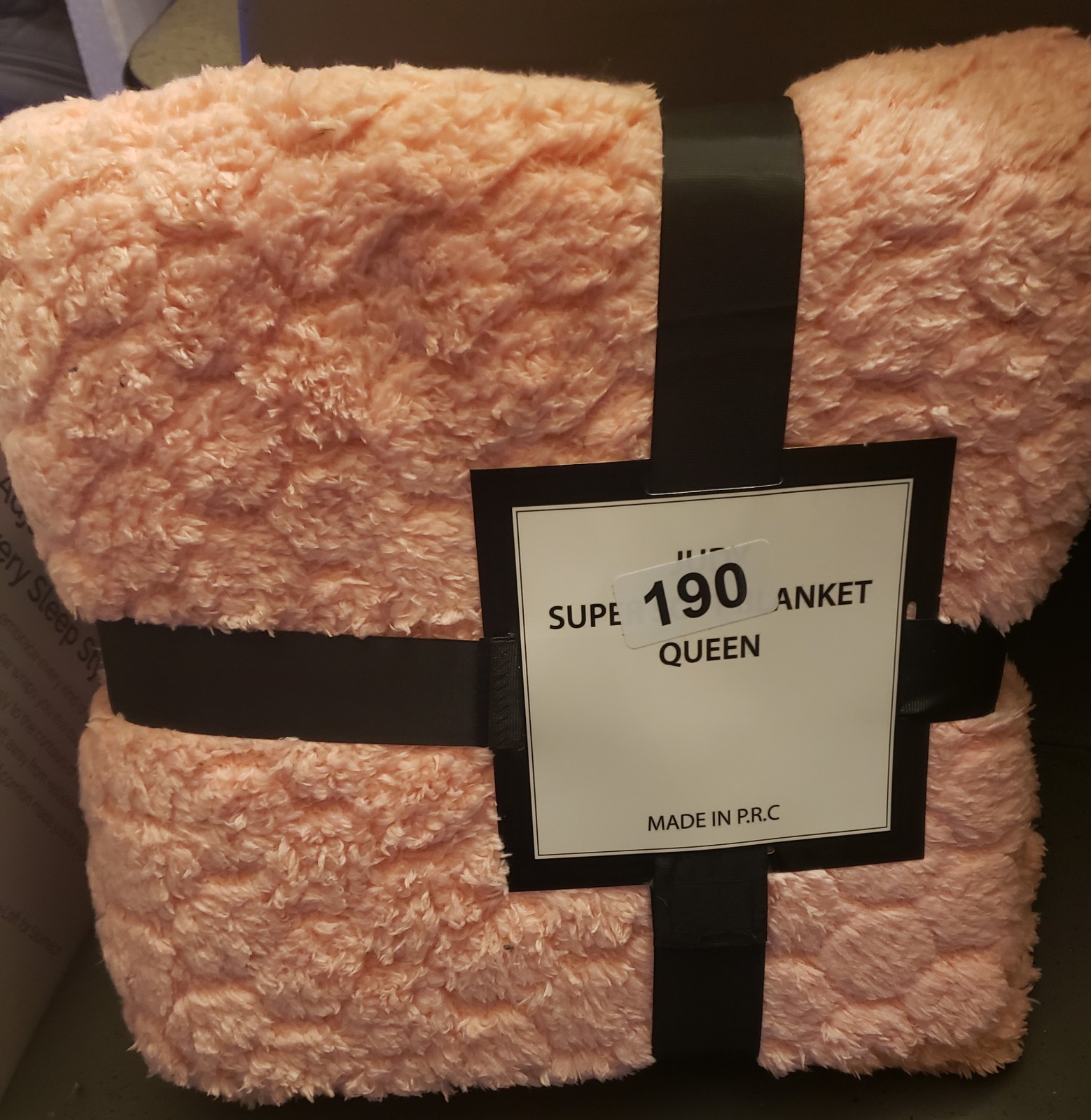 Pink Queen Size Super Soft Solid Color Blanket, Rectangular Shape, No Closure gallery