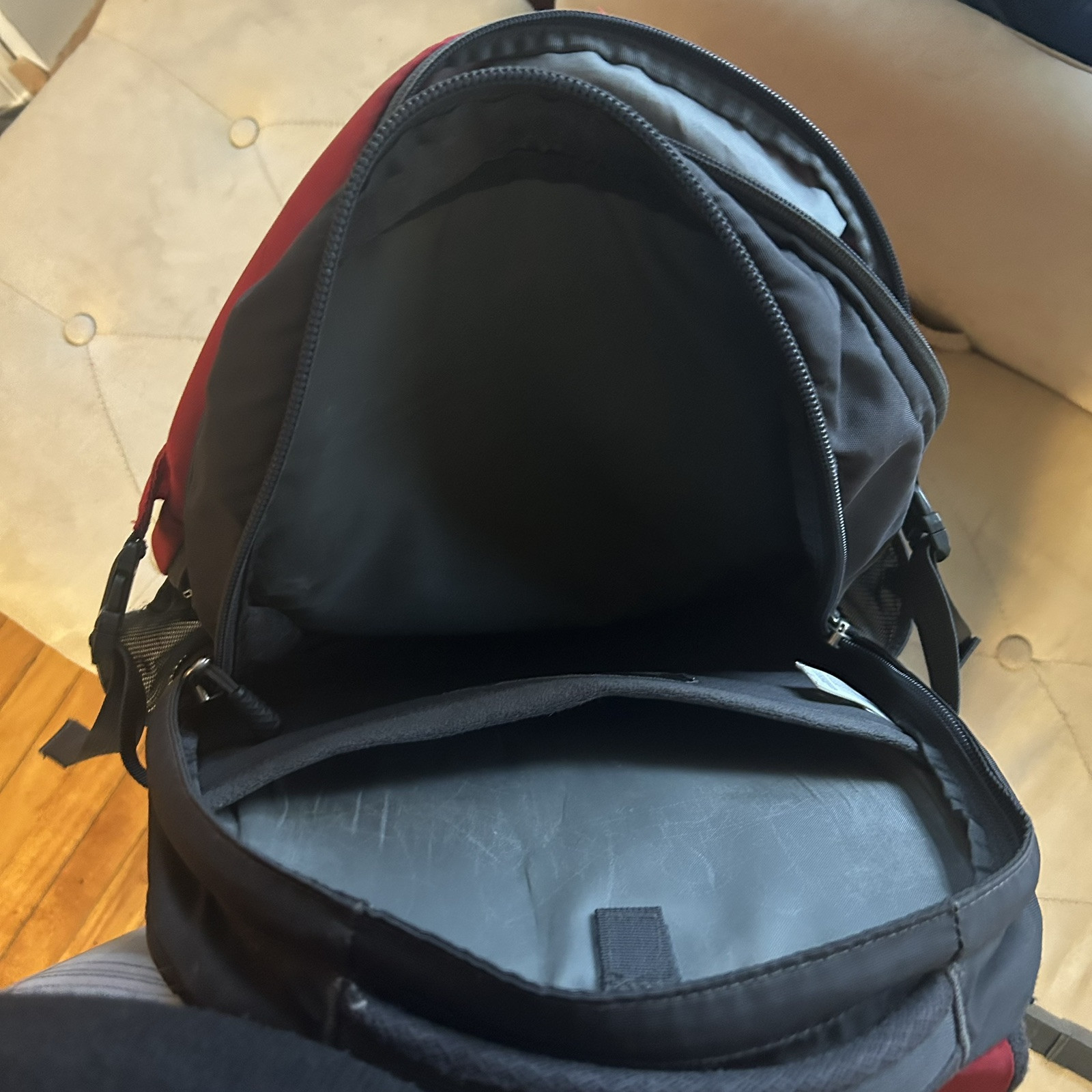 The North Face Flexvent Generator Red Padded Backpack 4