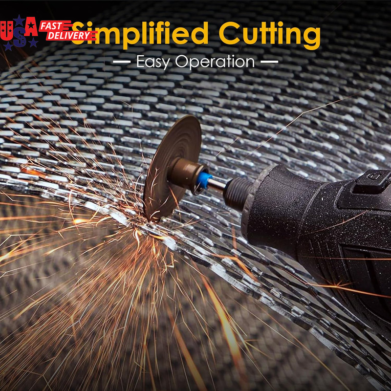 44Pcs Cutting Wheel Set Compatible with Plastic for Rotary Tool, HSS Circular Sa gallery