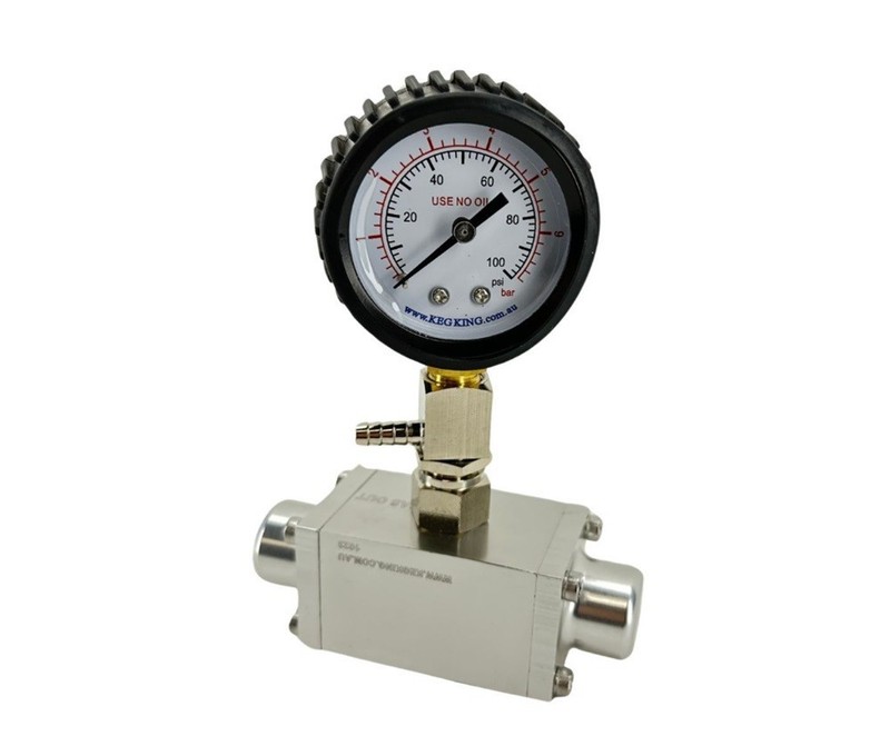 Universal Mini Gas Master CO2 Regulator for Regular CO2 Gas Bottle/Soda Stream gallery