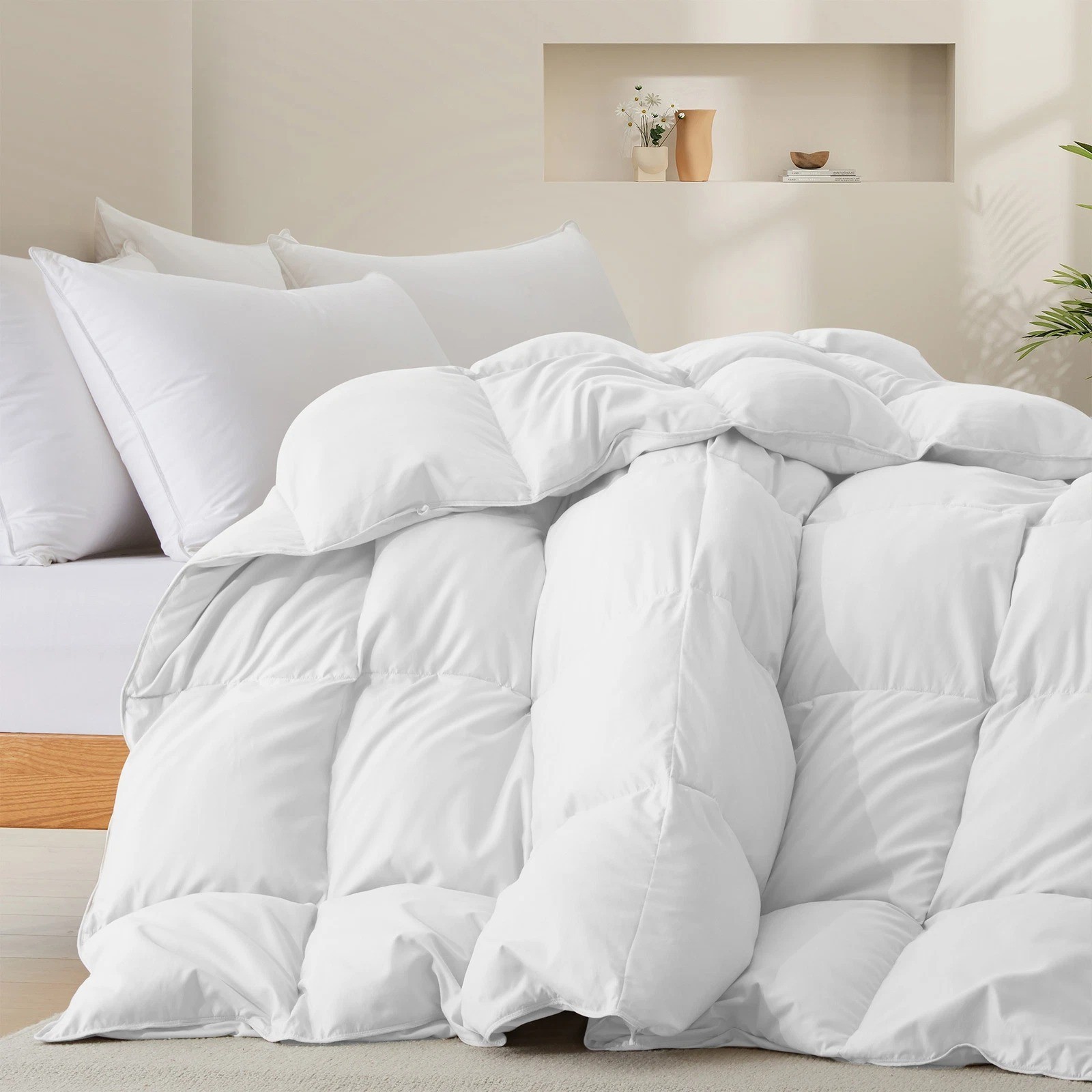 Super Soft Cozy Warm Oversized Down Comforter , King or Queen Bed Blanket Duvet gallery