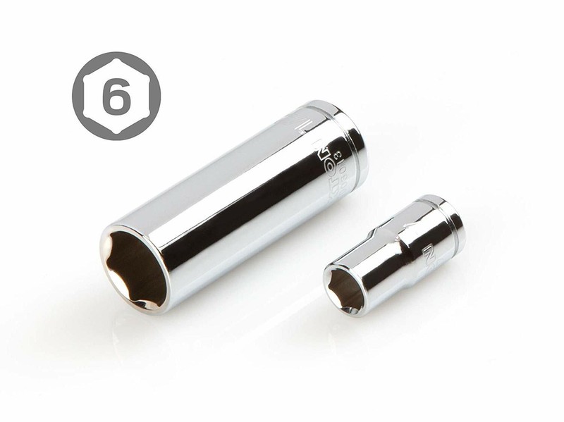 1/4 Inch Drive 6-Point Socket and Ratchet Set, 56-Piece (5/32 - 9/16 in., 4 -15) gallery