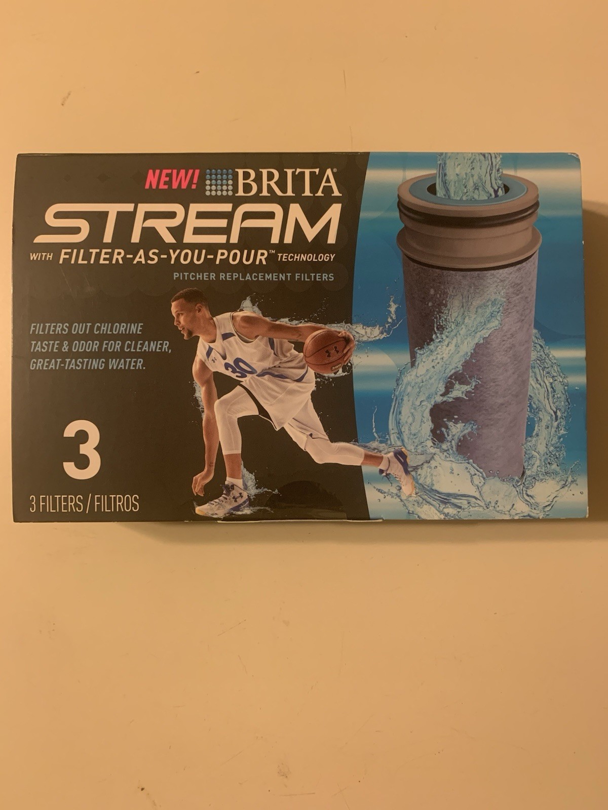 BRITA Stream Pitcher Replacement Water Filters - 3 Pack - New Factory Sealed gallery