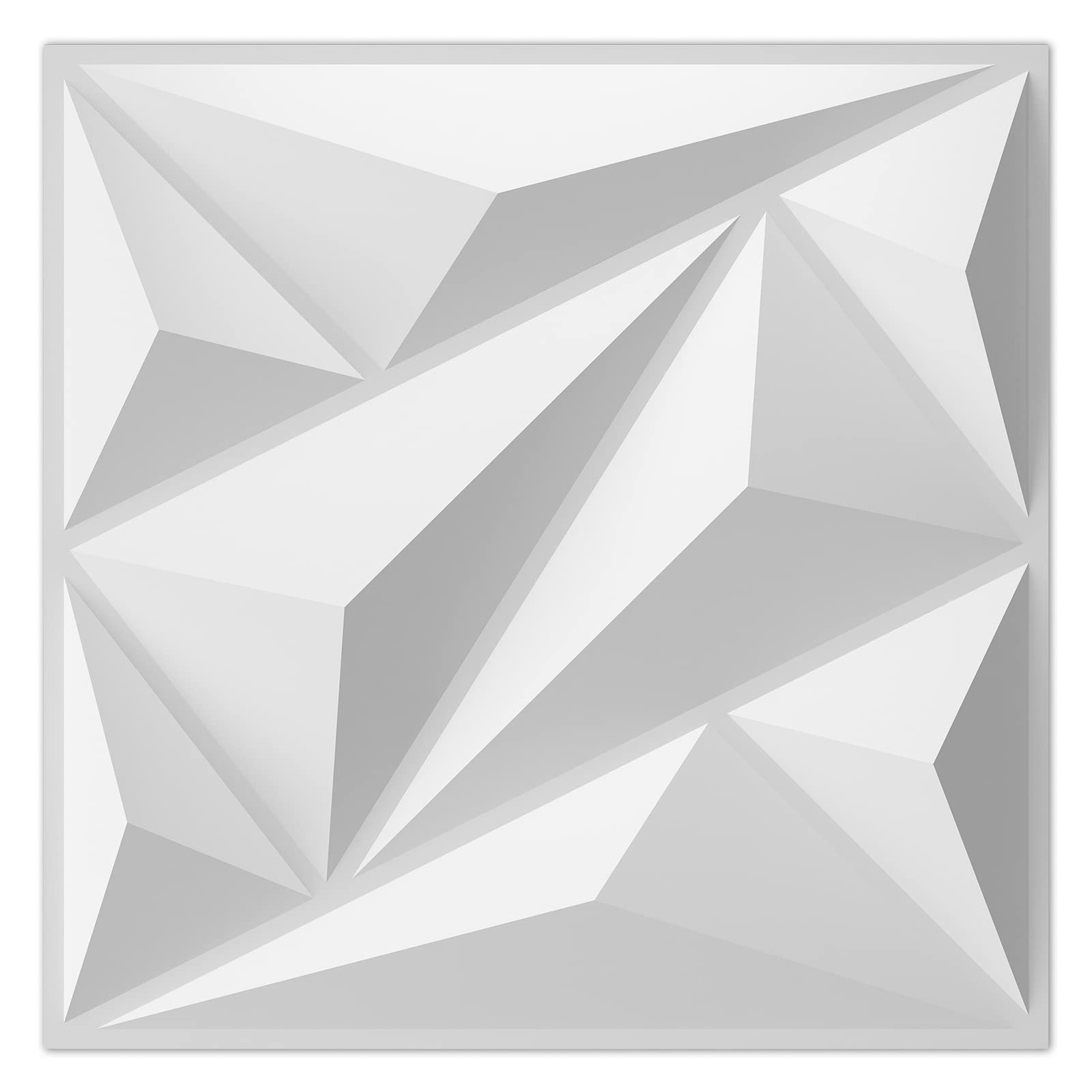 3D Diamond Wall Panels, PVC Textured Décor for Living Room, Bedroom, 32 Sq.Ft. gallery