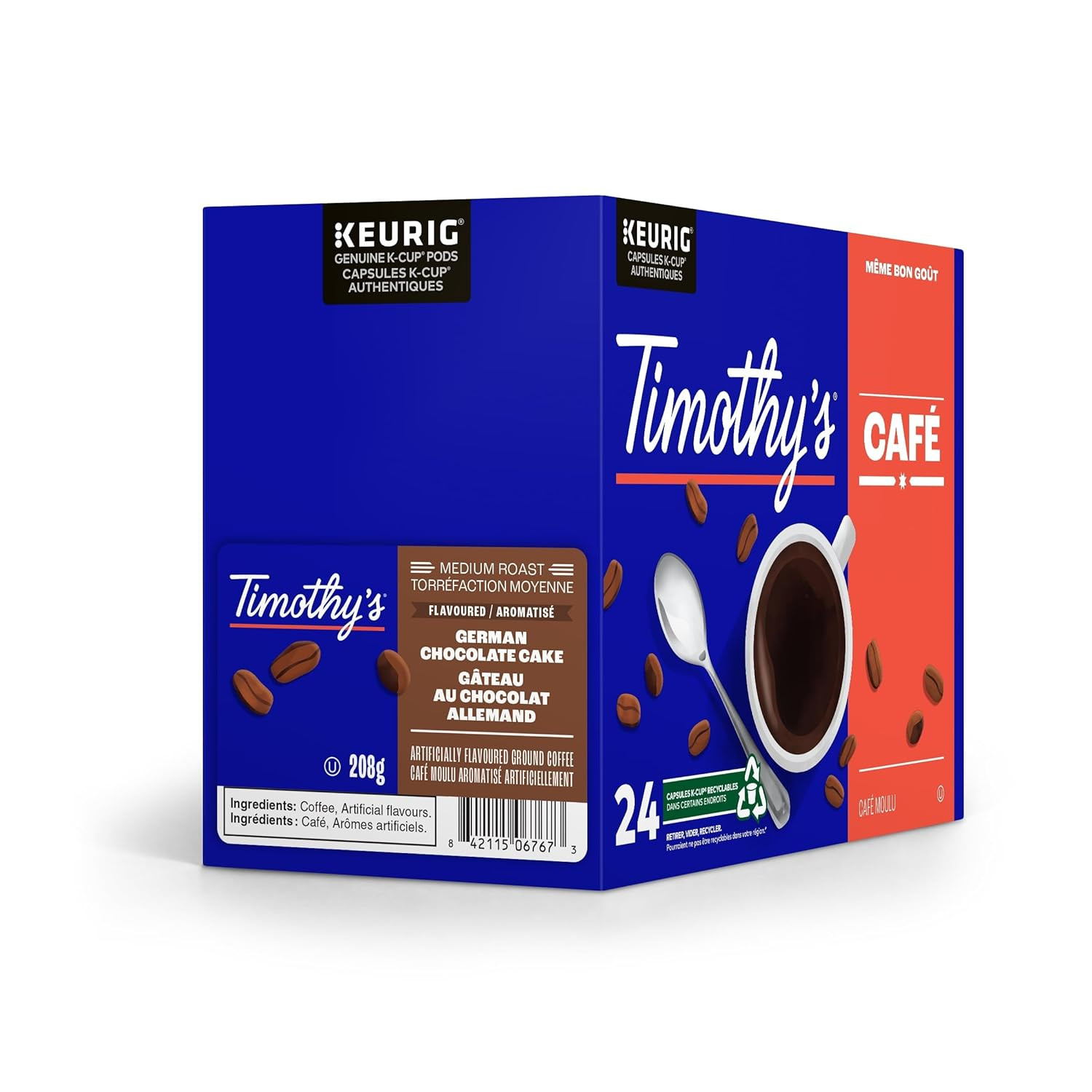 World Coffee German Chocolate Cake K-Cup for Keurig Brewers, 96 Count gallery