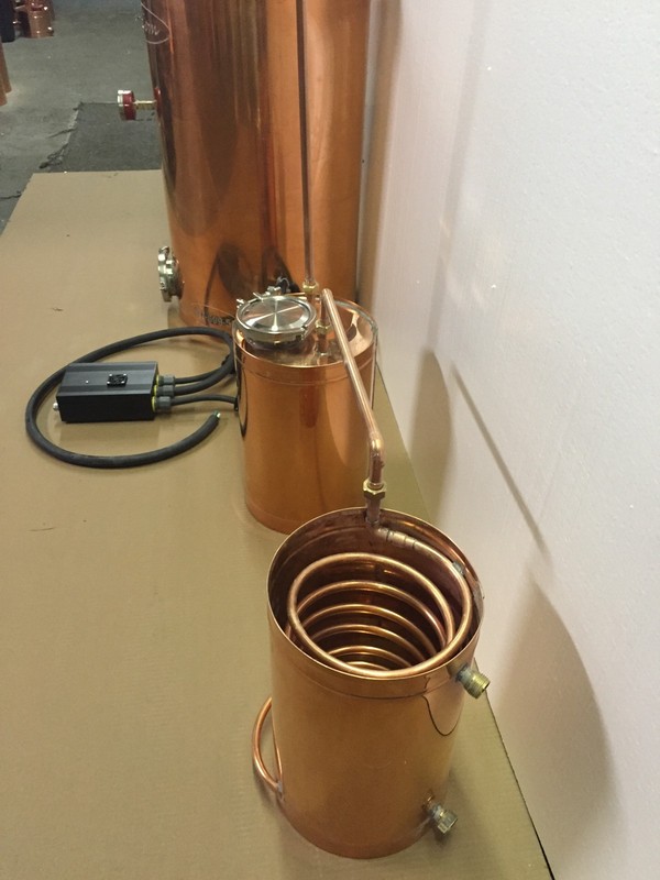 StillZ 50 Gal Copper Electric Still 240 V, 2-5500W Elements Digital Controller gallery