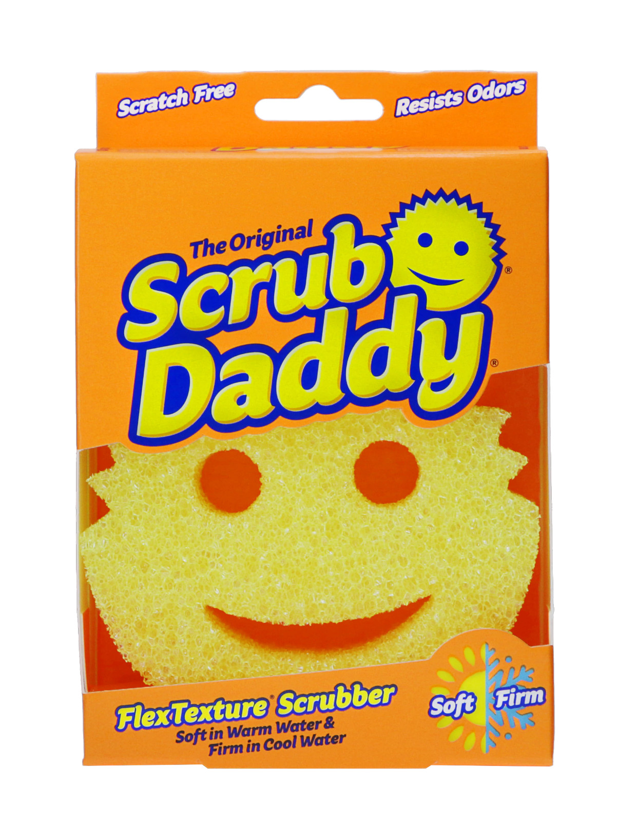 Scrub Daddy Yellow Cleaning Sponge Non Scratch Dish Scrubber FlexTexture gallery