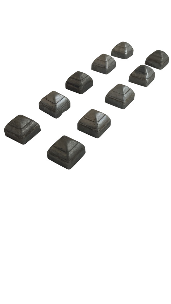 Pyramid Post Caps - Steel Pressed, Weld-on