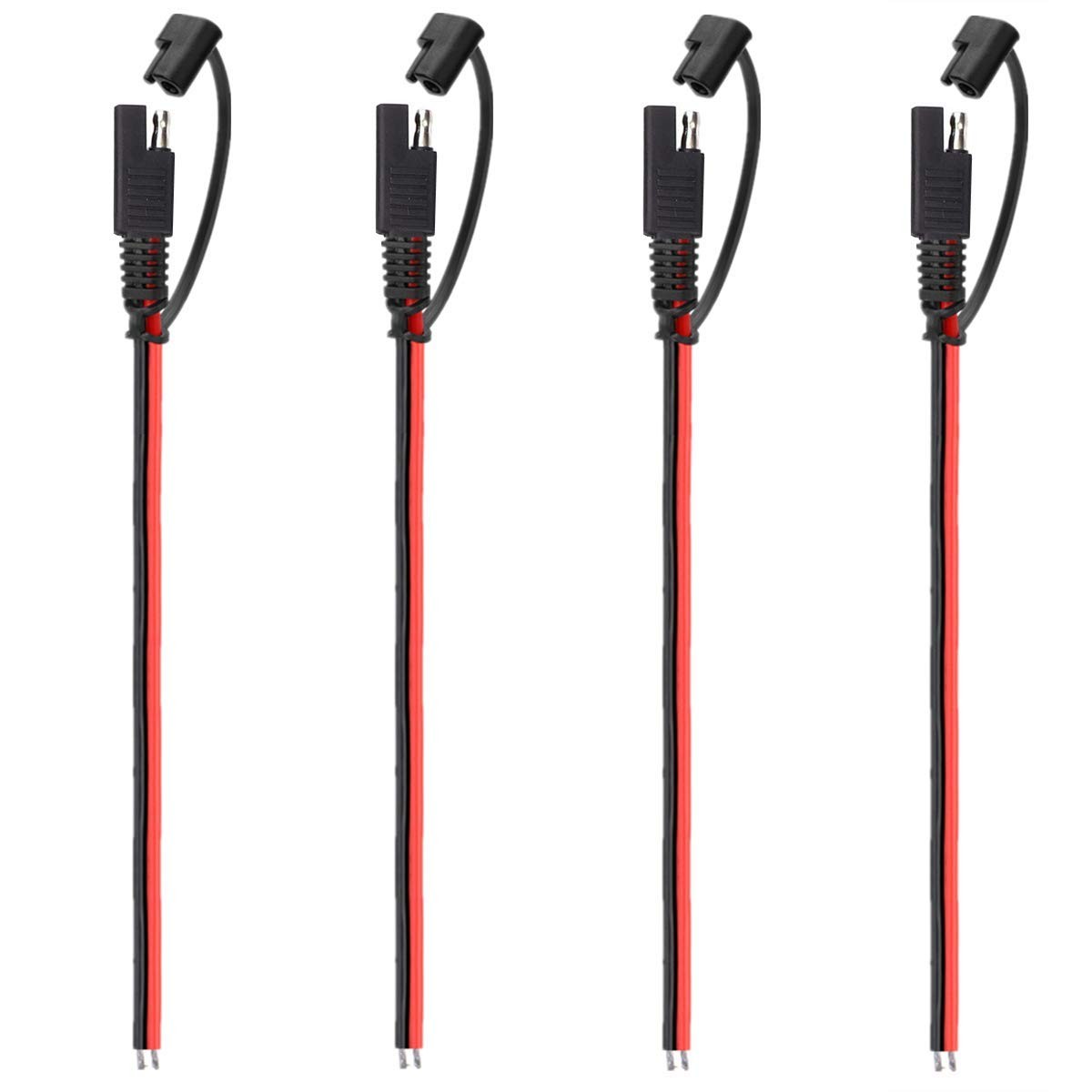 4 PCS 12V SAE to SAE Quick Disconnect Extension Cable with DC Connection Cord gallery