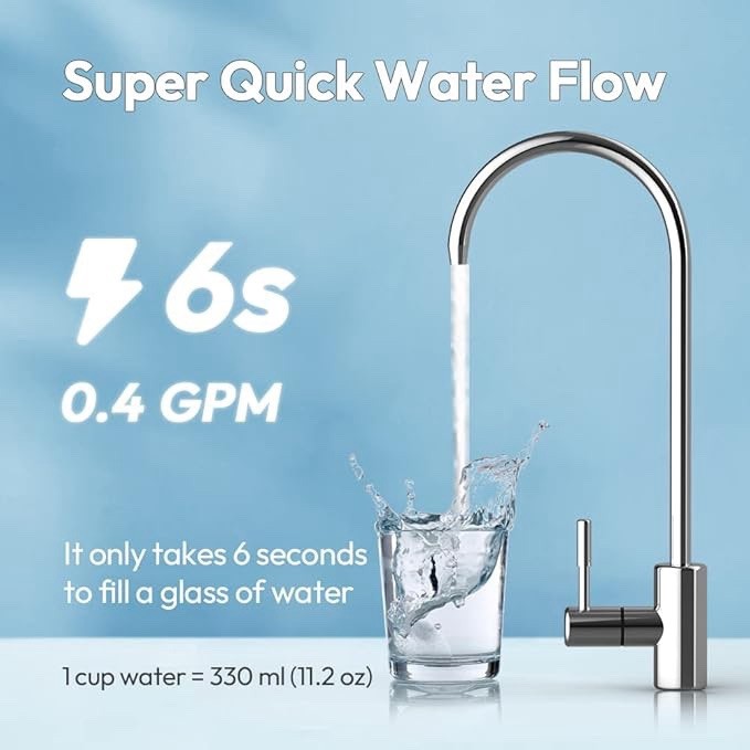 AUCMA Water UWater 1 Ultrafiltration Under The Sink Water Filter 3-Stage gallery
