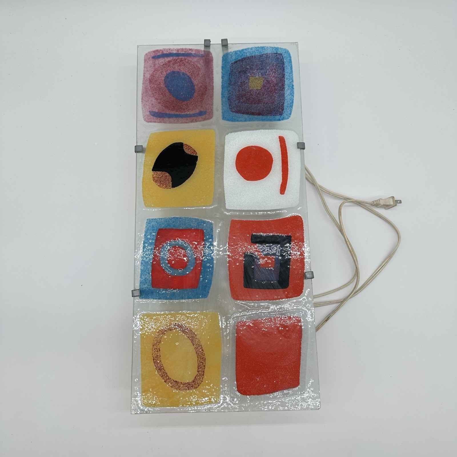 90s IKEA GYLLEN WALL LAMP Abstract Modern Colors Glass Art Light Collector RARE gallery