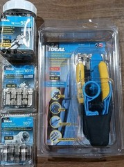 Ideal Compression Connector Installation Kit w/ (80) Compression F-Connectors