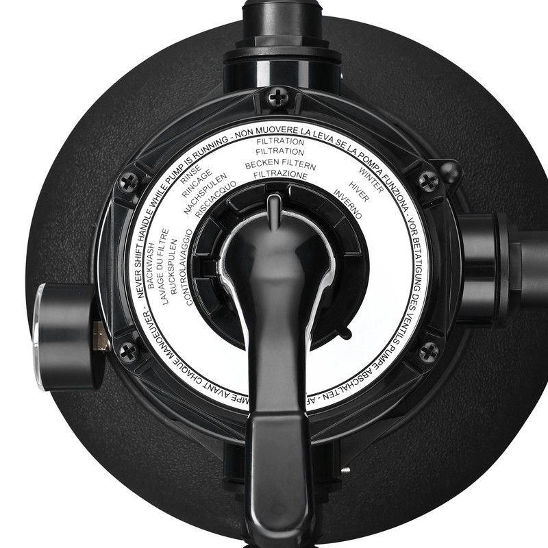 Yescom 12" Sand Filter Pump for Above Ground Pool 4-Way Valve 2640GPH 3/4HP w/ gallery