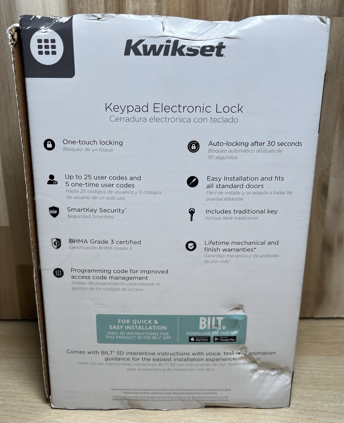 Kwikset Powerbolt 250 10-Button Keypad Satin Nickel Transitional Deadbolt gallery