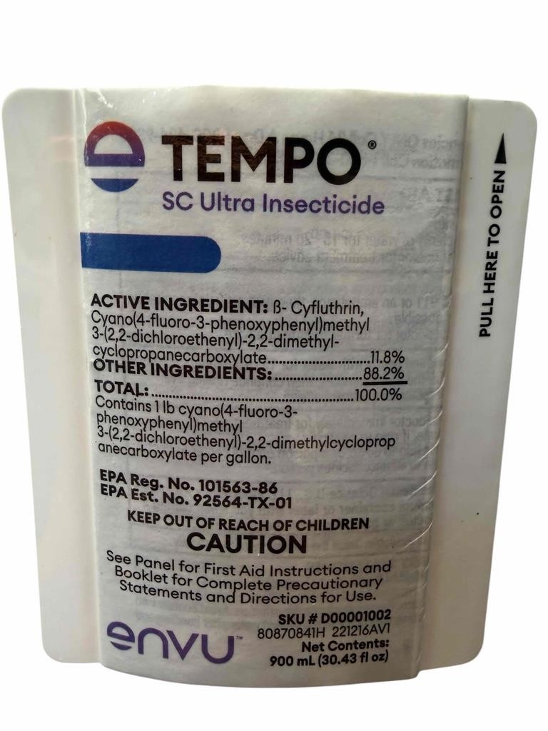 NEW Tempo SC Ultra Pest Control Concentrate 30.43 oz 900 mL Insecticide gallery