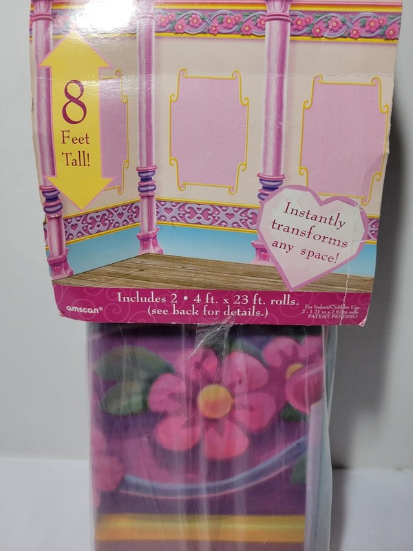 Disney Princess Palace Birthday Backdrop 8ft X 23ft Party Decor Wall Scene🌸RARE gallery
