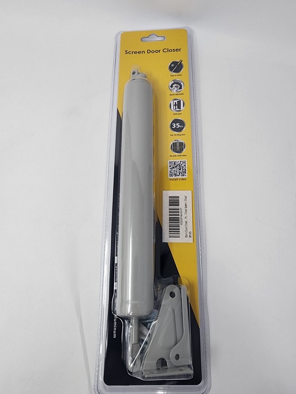 Storm Door Closer, Gray,Door Closure with Hold Open Feature & Smooth Closing Mot gallery