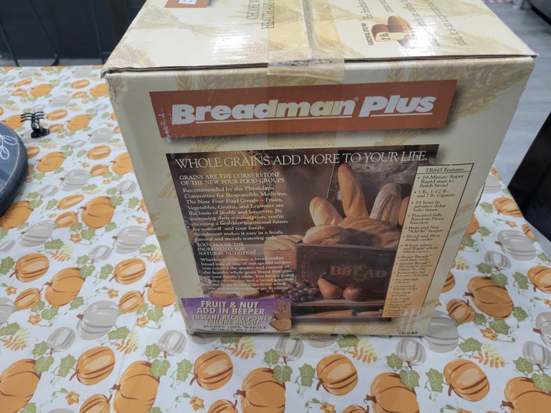 "New" NOS Breadman Plus - TR845 Bread Maker - NIB Sealed - gallery