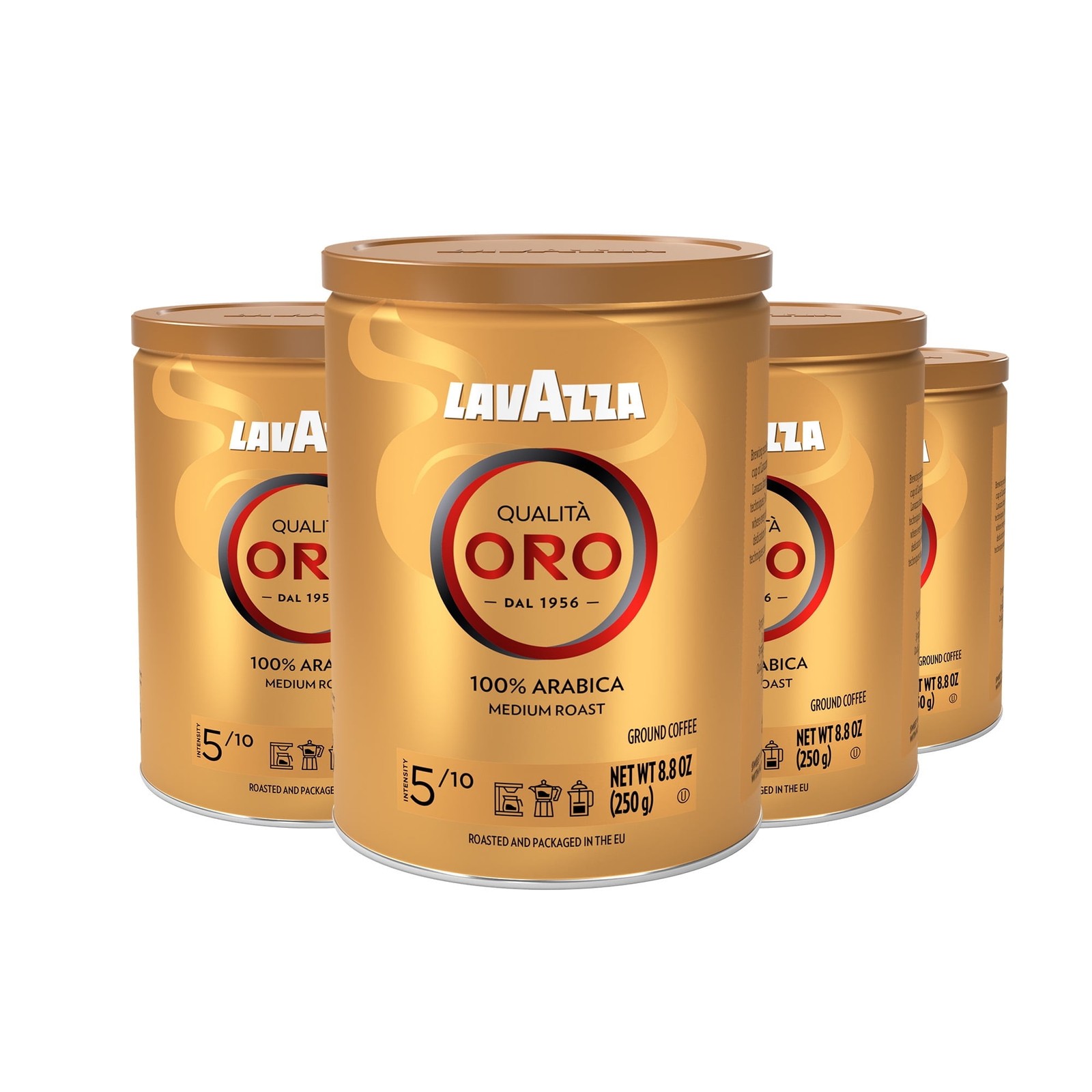 Lavazza Qualità Oro Ground Coffee Medium Roast 100% Arabica 8.8oz, 4-Pack gallery