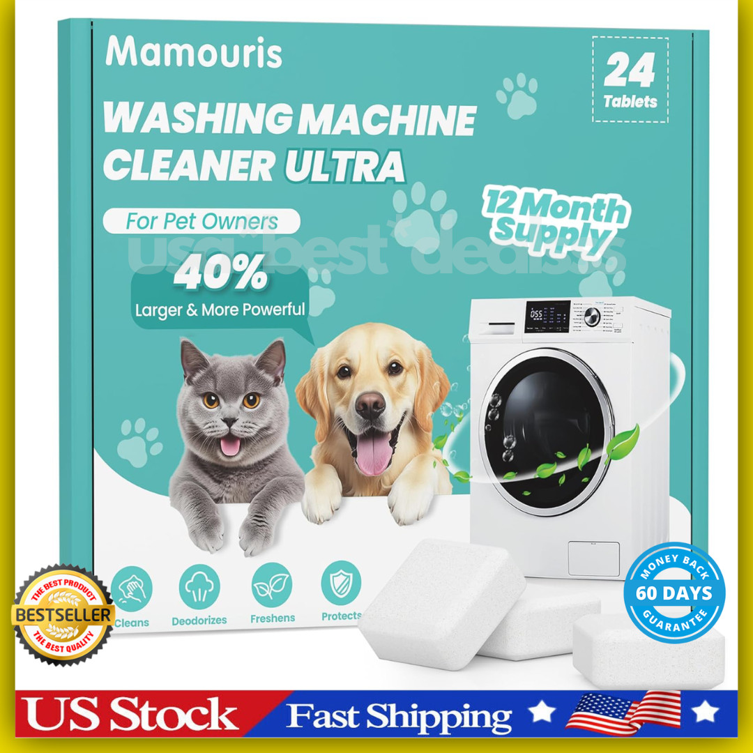 Uproot Clean Washing Machine Cleaner Tablets - 24 Pack for a 12 Month Supply. Fo gallery