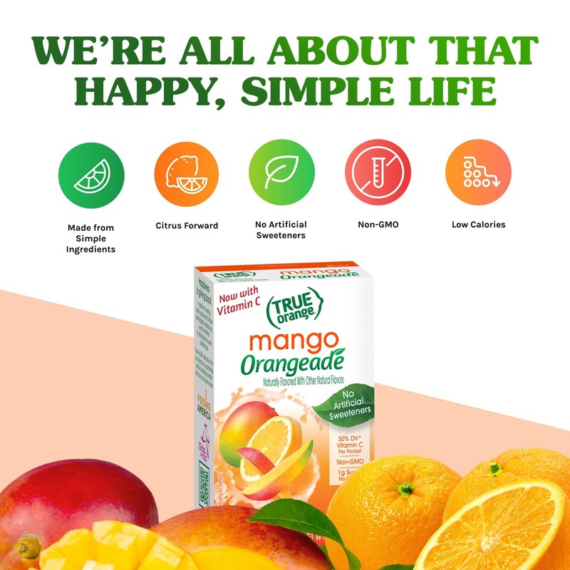 True Citrus Orange, Mango, 1.06 Oz, (Pack of 10- 0.11 Ounce 10) gallery