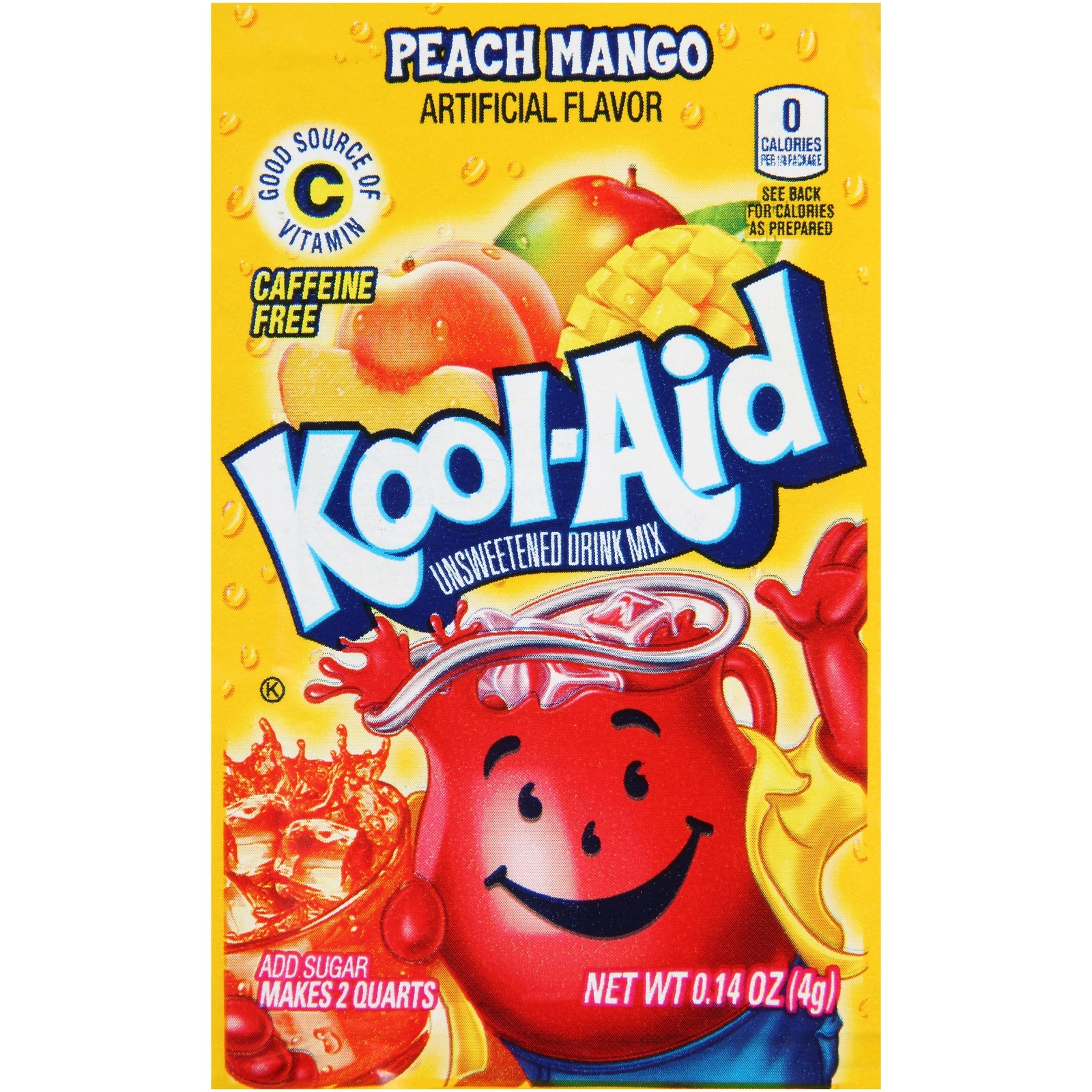 48 Kool Aid packets of Peach Mango Makes 96 quarts just add sugar gallery