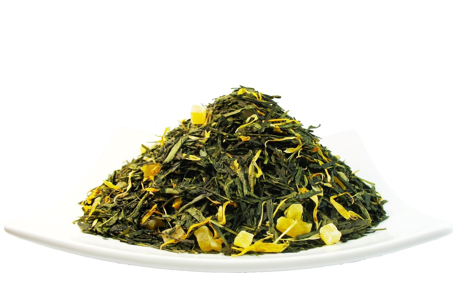 Mango Green Tea Natural Loose leaf Tea Antioxidant Rich Medium-Caffeine 4 OZ gallery