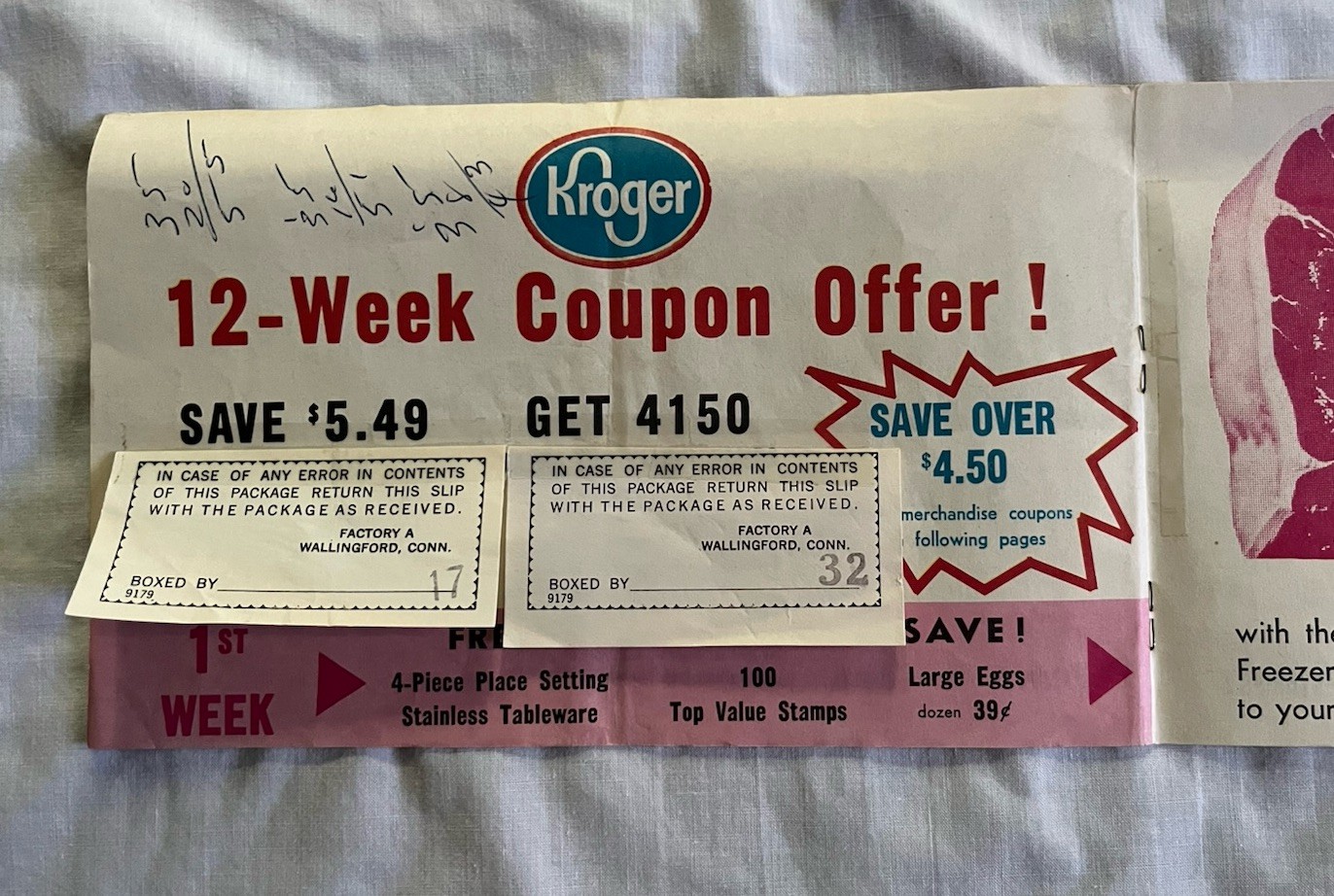 1962 Kroger International Silver IMPACT Stainless Steel Flatware Set of 4 (25) gallery