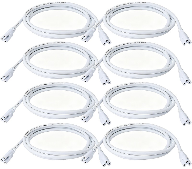 4-24 Pack 3FT 4FT Connector Cable Extension Cords 3-Pin LED Tube Light Fixture gallery